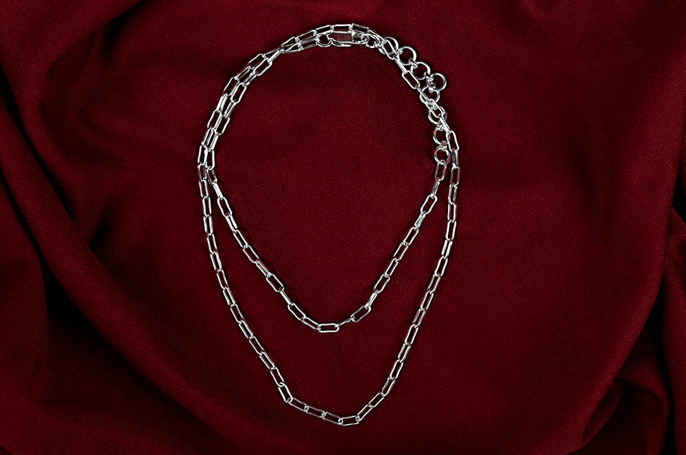 K-26456-1-1 SC52 925 Sterling Twisted Silver Chain